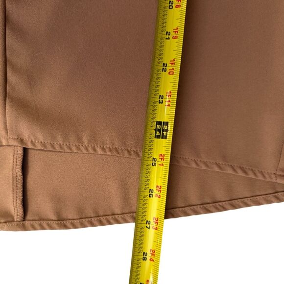 Worthington Brown High Low Short Sleeve Top Size MP - Picture 9 of 10